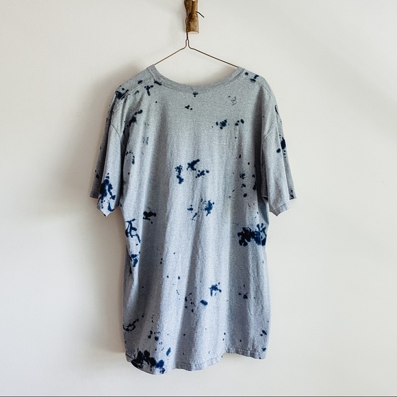 Champion Large Gray Logo Tie-Dye Tee Shirt Grey - Picture 5 of 6